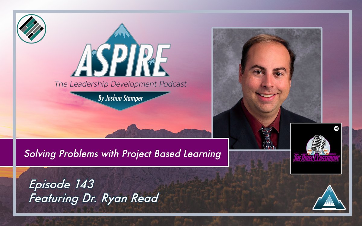 Joshua__Stamper's tweet photo. {New} Ep.143 of #AspireLead w/ @Ryan7Read as he shares how to use project based learning in all learning models for students to gain experience in solving real world problems. #TeachBetter #PixelClassroom @teachbetterteam
🎙️: https://t.co/HXgbfKkKuO
🖥️: https://t.co/S9ttFPPv08 https://t.co/QVzYIZ82r5