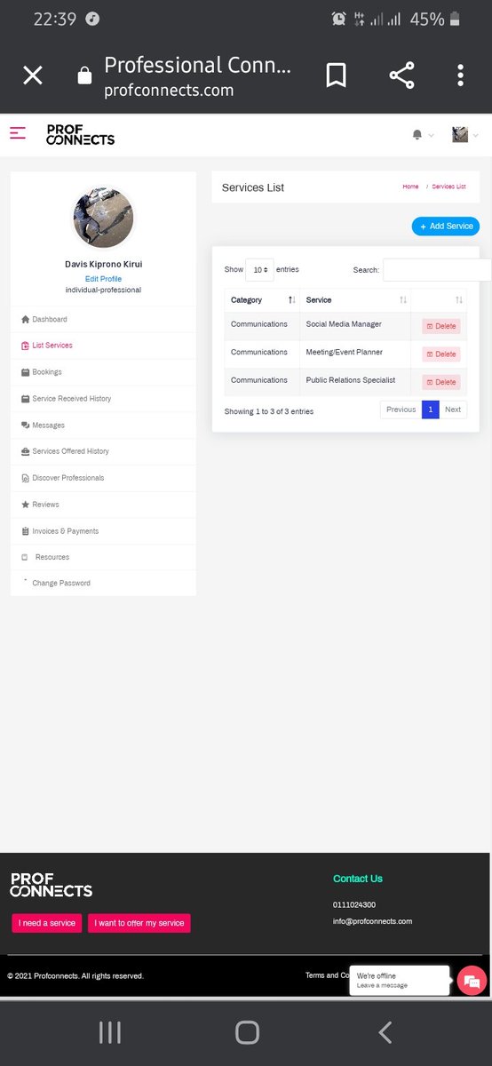daviskipu's tweet photo. COVID-19 has created a gap between service providers and clients but @Profconnects creates a platform whereby you can sign in and get in touch with your clients easily like I do at https://t.co/Qpij2lO6up. @doctah254 @Nyargidaktari @diemen001 #ProfConnects https://t.co/lorwRuTKIA