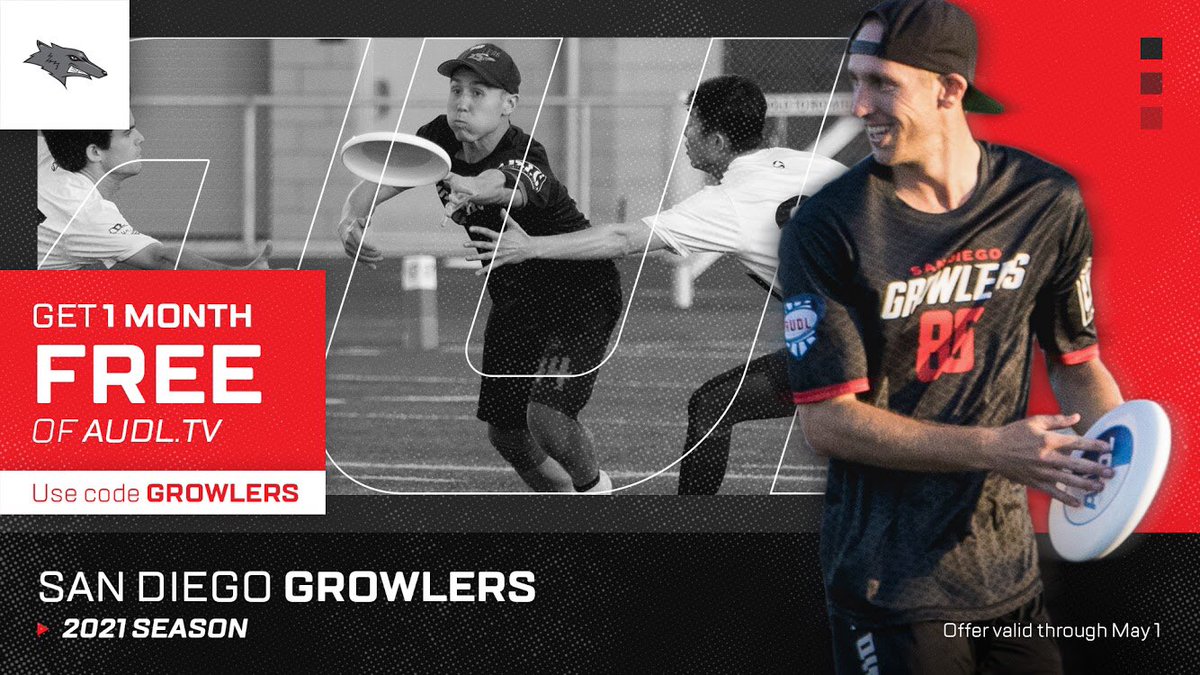 Get 1 month free of AUDL.TV!