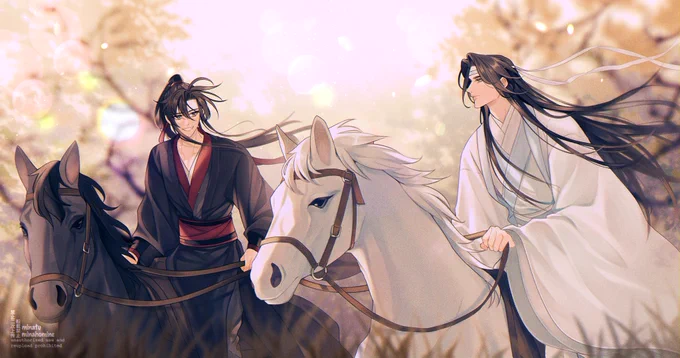 Novel vol 3 cover but many years later ?✨ #魔道祖师 #modaozushi 