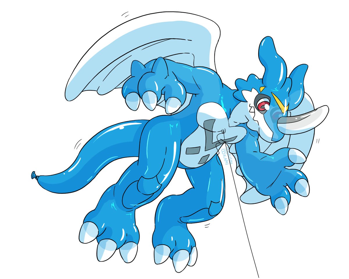 Makishi_ookami's tweet photo. An exveemon balloon.

This blue dragon digimon is enjoyable to draw as a balloon. (^^) https://t.co/c5WGuvCLnW