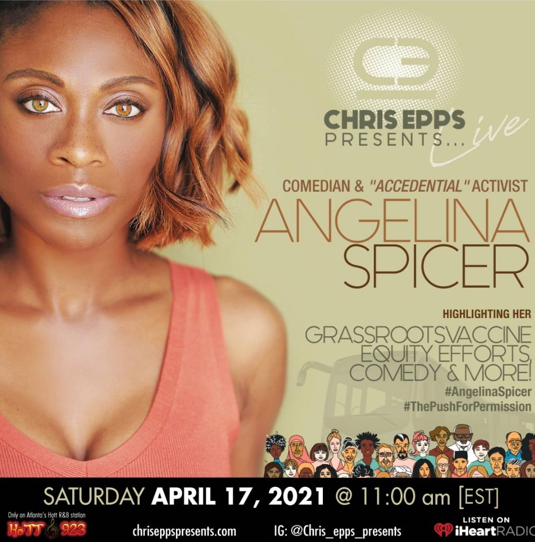 ChrisEppsmusic's tweet photo. NOW BACK WITH PART II OF OUR EXCLUSIVE INTERVIEW WITH @angelinaspicer --UP NEXT WE DISCUSS HER FATHER---HIP-HOP PIONEER #JimmySpicer, HER COMEDY CAREER & MORE‼️ #ChrisEppsPresents #Year3 #TuneIn #atlanta
👉🏾#ClickLinkInBIO👈🏾 #ThePushForPermission #dollarbillyall #thebubblebunch https://t.co/z7LekPRvo2