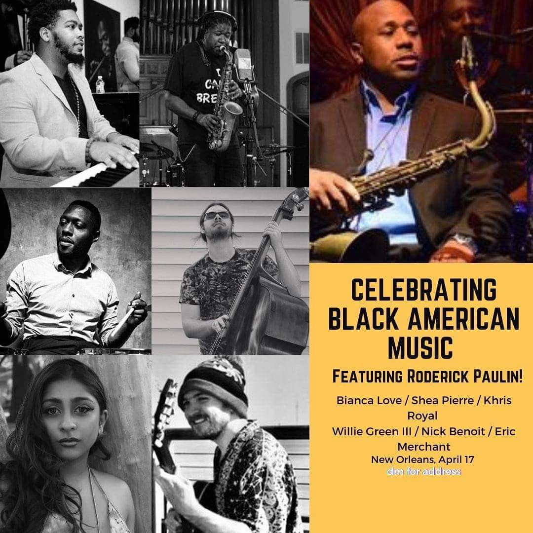 JakieSkellz's tweet photo. Tonight!!! Come see me perform with live band featuring #RoderickPaulin. Show starts at 6pm. 900 Delachaise. #BlackAmericanMusic https://t.co/JKO8zAG4GV