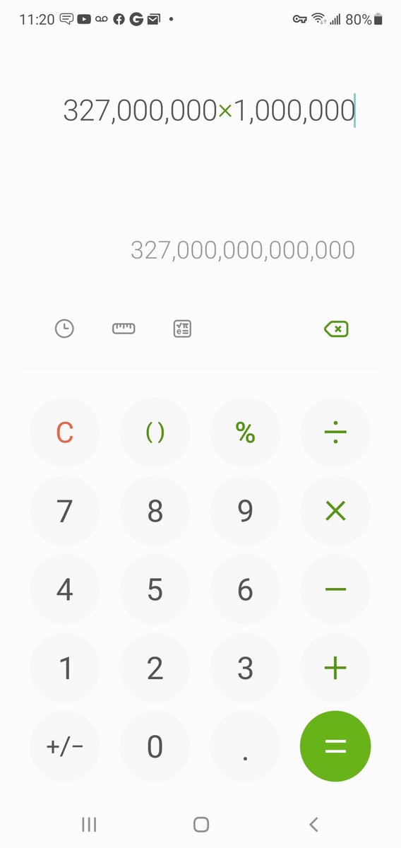 brandenwick's tweet photo. @udiWertheimer @lookingCoFiiine @HexJimbo Sigh.... 327 million would be if each person got $1... use a calculator... https://t.co/pXTJmNL454