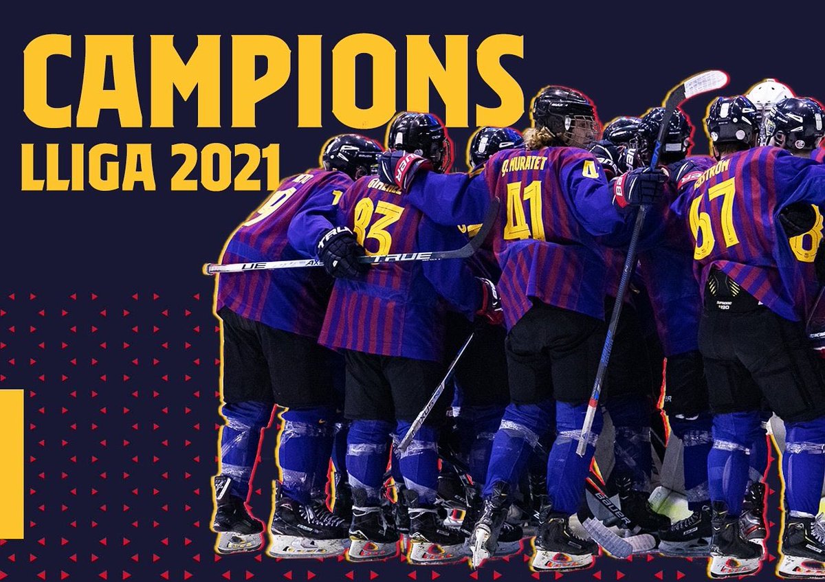 Enhorabona nois!! Orgull de secció!! Sou campions!! 
💙🏆🏒❤️