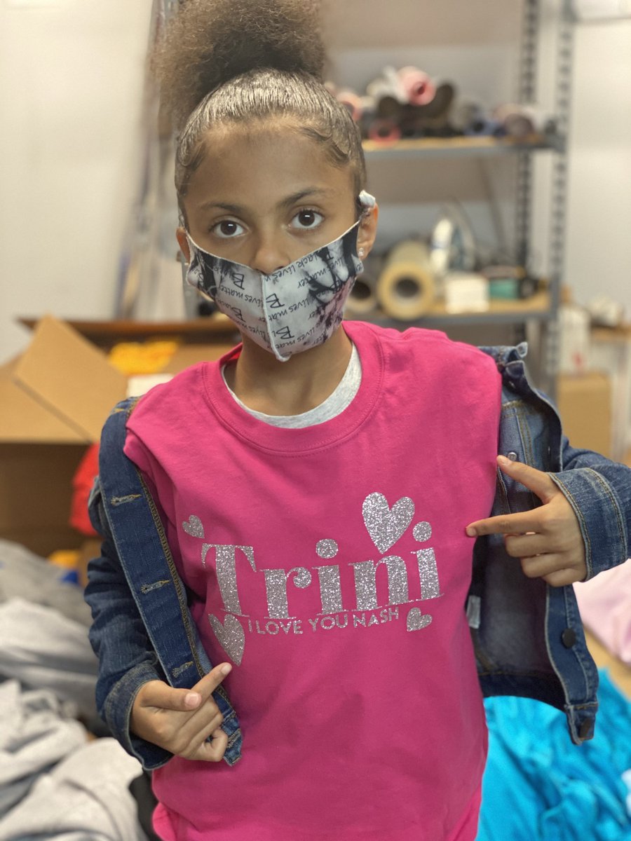Reedsrefuge's tweet photo. The finished product of a future Clothing Designer, at our very own Reed's Refuge Center! Thanks to Mr. Israel for his assistance!#reedsrefugecenter  #aplacetobesomebody #believe  #graphicdesignclass https://t.co/USuhGSpddh