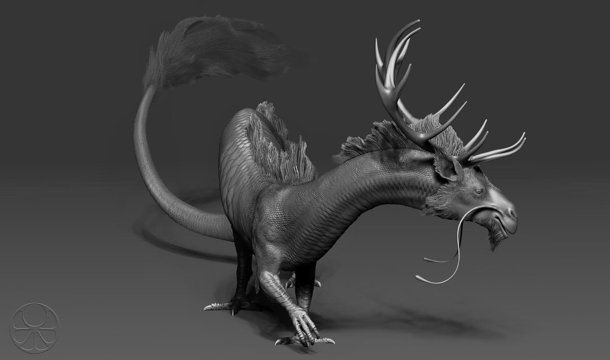 My Chinese Dragon, a sculpt I did for a commercial about 7 years ago. Might go back to it in a few months time. #traditionalart #nft #nftcollector #nftcommunity #artsales #digitalart #zbrush  #vfx #motionart #cryptoart #artwork #teachingvfx #teaching​ #nftcommunity #nftcollector.