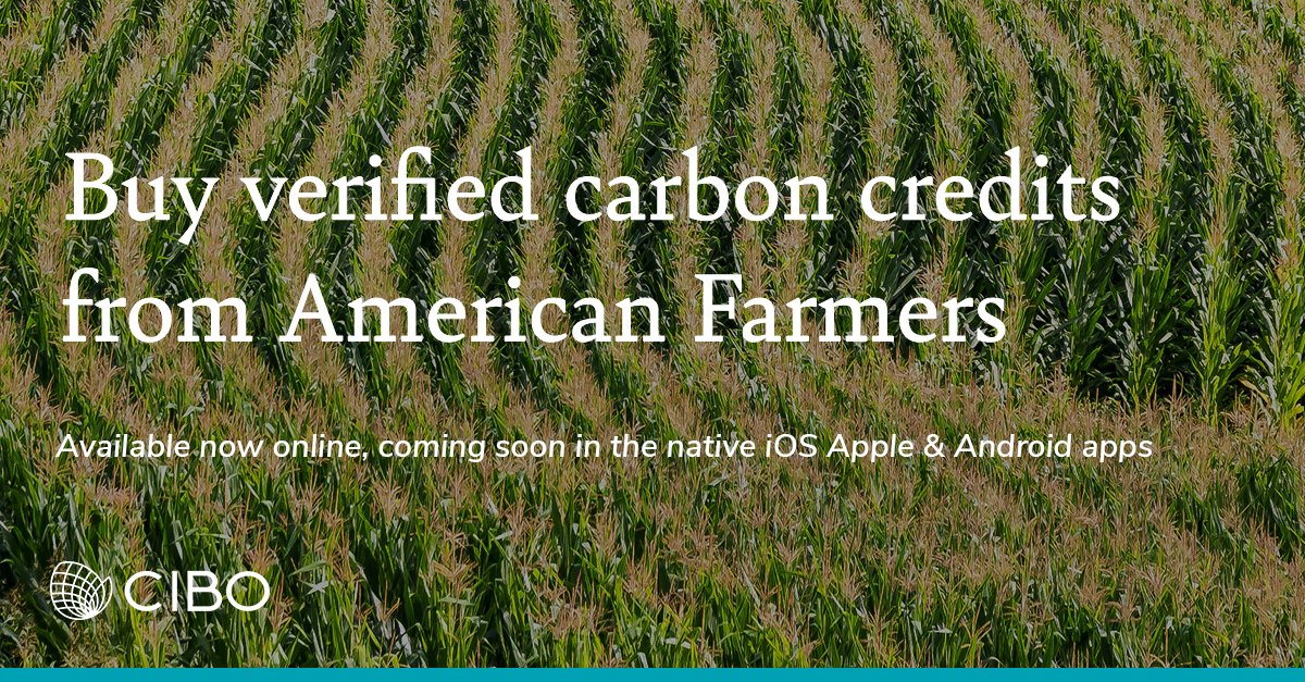 How can you reduce your #carbonfootprint? Purchase #carboncredits from CIBO. #sustainableAg https://t.co/MVL5Nj7koF https://t.co/yeL8TC13SK