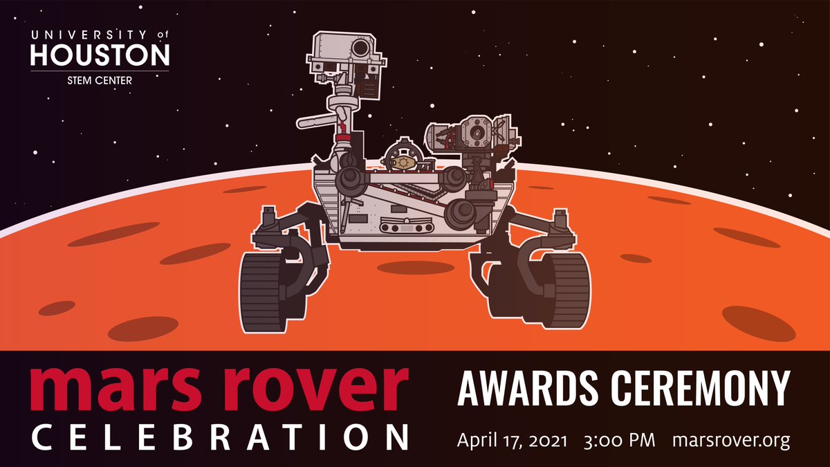 UniversityStem's tweet photo. The awards ceremony for our #MarsRoverCelebration is happening TODAY! 🎆🎆🎆

Join us as we celebrate the brilliant minds of the future!

The event opens at 3 PM, so make sure to check back at this link to join: https://t.co/Zy49xHCVSL https://t.co/wLAtEh421R