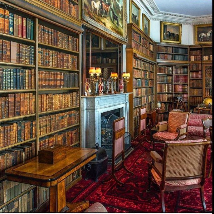 NC_CyberLaw's tweet photo. “I cannot live without books.” H/t @write4wellbeing
My vision of paradise: a book, the surroundings of a library, and thou.
Calke Abbey library
#LoveLibraries #EveryLibraryMatters #Libraries https://t.co/XNcrngCTzN