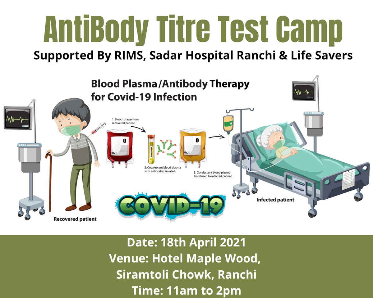 atulgera007's tweet photo. Let's come out of emergency mode
Let the supply be more than demand. 
At least let us do what is in our hand
Those who have recovered from covid-19 and have crossed 14 days from the negative report please come forward for Covid Convalescent Plasma 
@HemantSorenJMM @JharkhandCMO https://t.co/aNpXGqclta