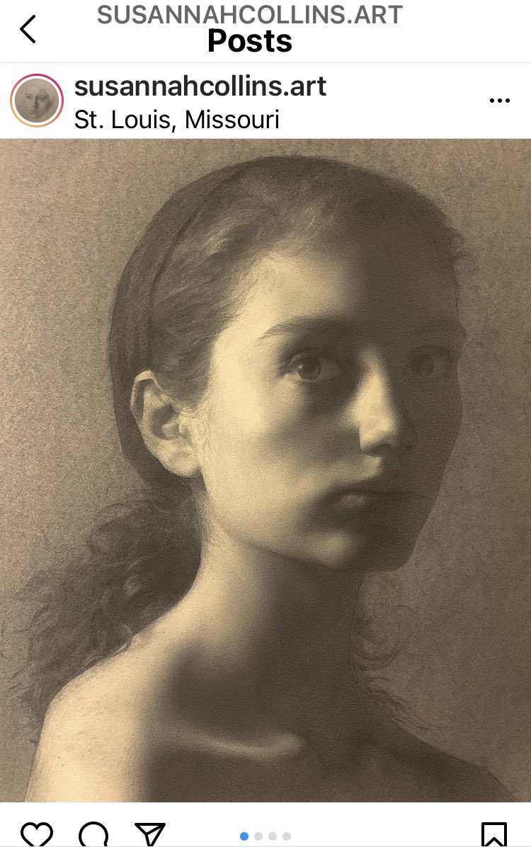 AnnBrashares's tweet photo. My daughter’s ‘Self-Portrait at 19 years’ https://t.co/IISU7NQzeg https://t.co/Eq35OBnX1Q