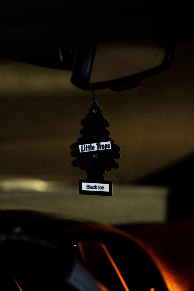 In many states, it's illegal to hang from rearview mirror &amp; was stated pretext for pulling over #DaunteWright. Pointed pic by <a href="/victorjblue/">victorjblue</a> from #BrooklynCenter memorial &amp; more pointed shot of "Black Ice" by <a href="/courtneypedro/">Courtney Pedroza</a> via <a href="/nytimes/">The New York Times</a>. Death by air freshener.