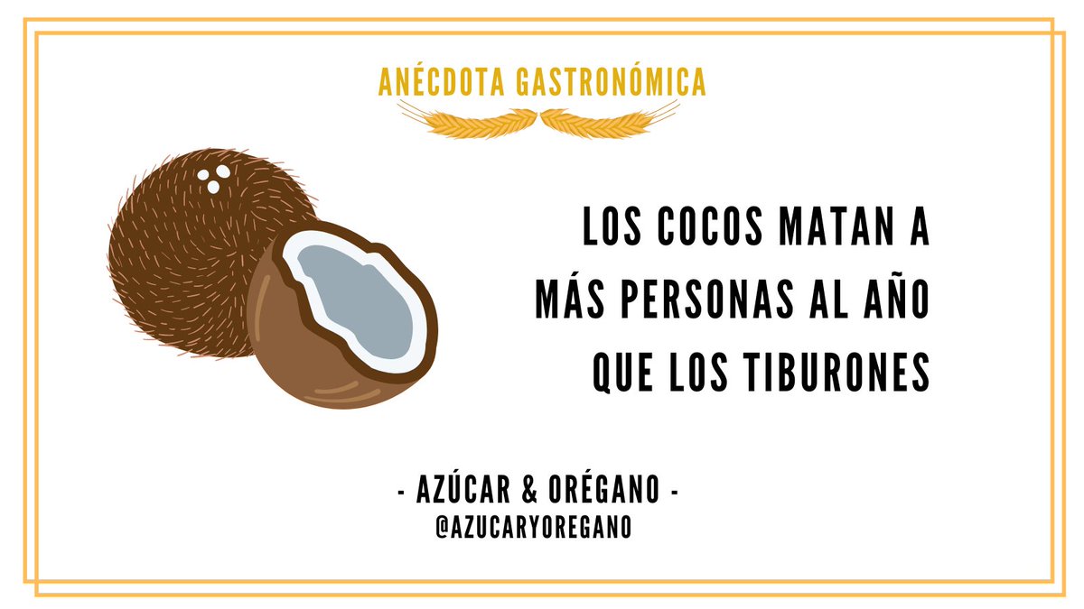 ¿Sabíais esto sobre los #cocos🥥?