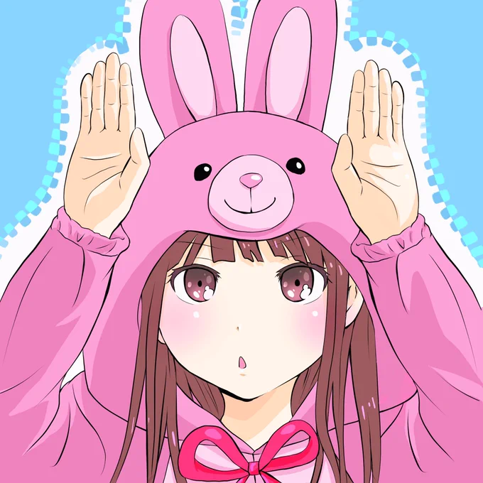 「うさ耳かぶってるけどいいの?」
