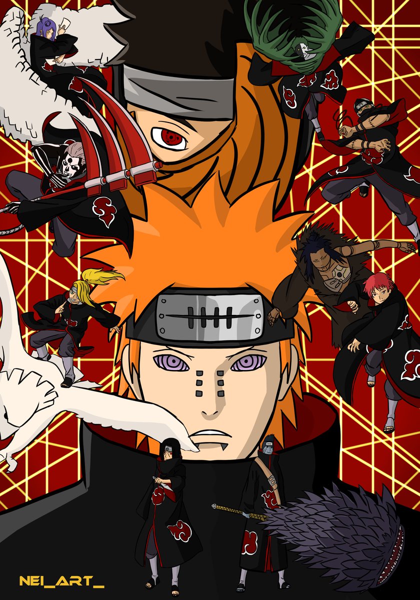 Nei26620764's tweet photo. Ptit dessin de l akatsuki qui m à pris 3jours à faire alors like et RT stp ça te prend 3secondes 🔥🙏 #Akatsuki #NARUTO https://t.co/fhKoDnr1XM