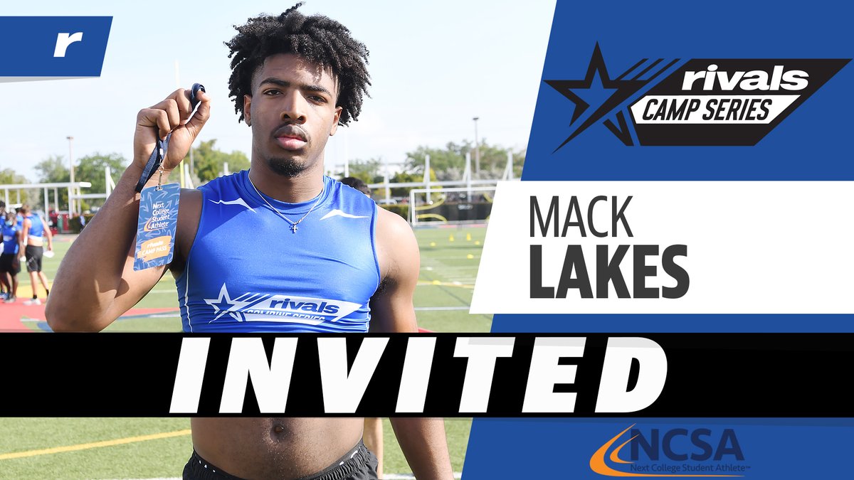 RivalsCamp's tweet photo. Congratulations to 2022 DE Mack Lakes @Macklakes1 on earning an invitation to the Rivals Camp Series in Miami at today's Rivals Combine @ncsa https://t.co/1irIyjFk1J