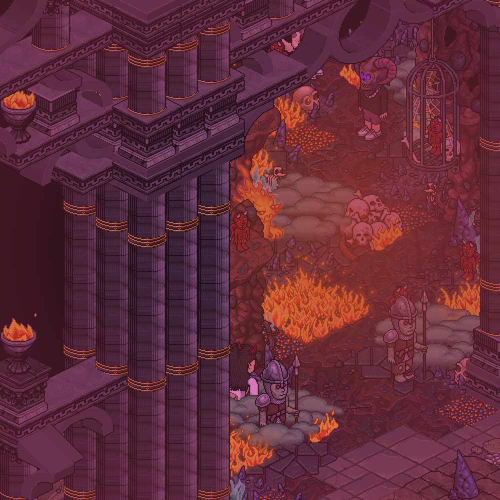 Une nouvelle quête arrive...
Village Pyro 🔥 
───── ✩ ─────
#Habbo #HabboFR