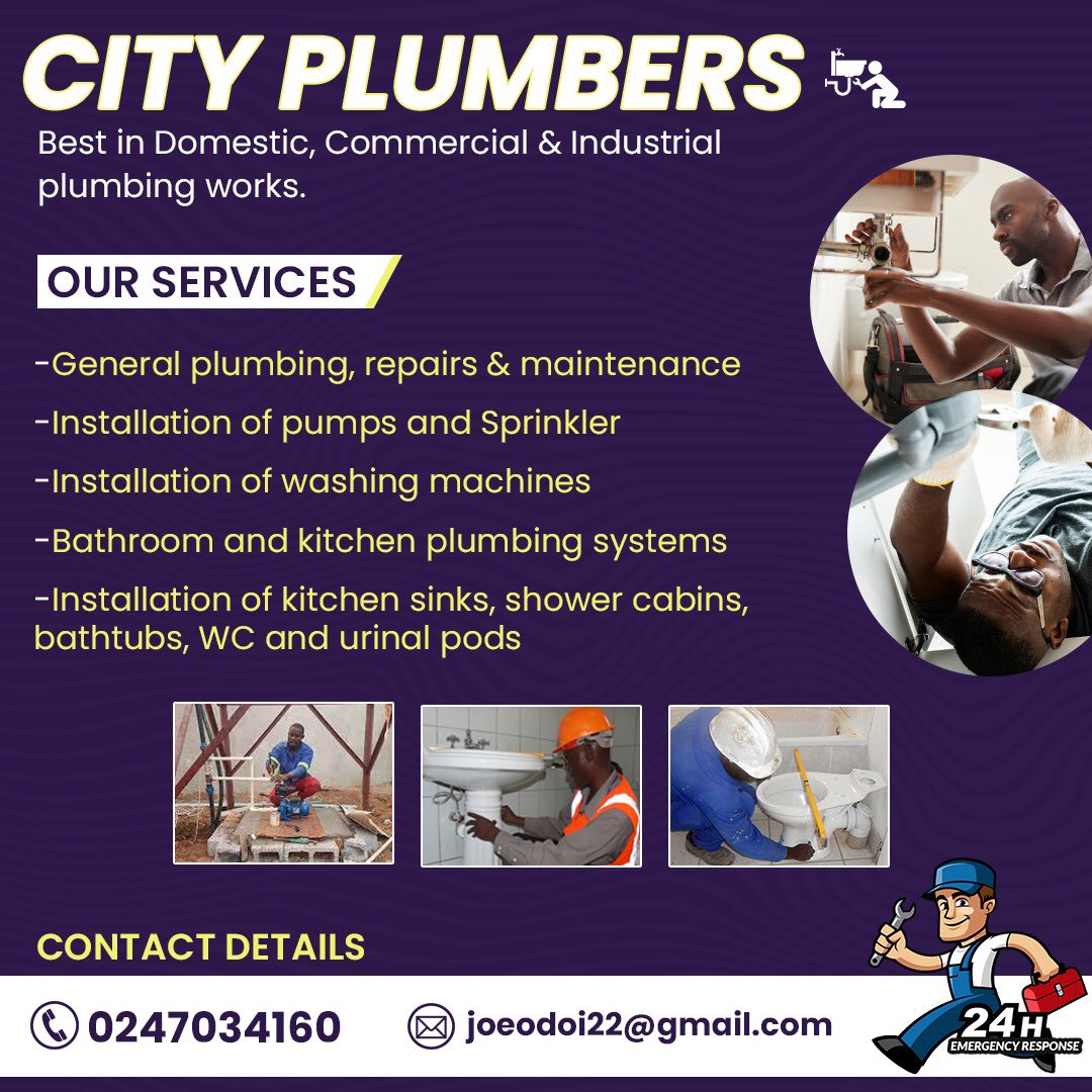 Call city plumbers on 0247034160