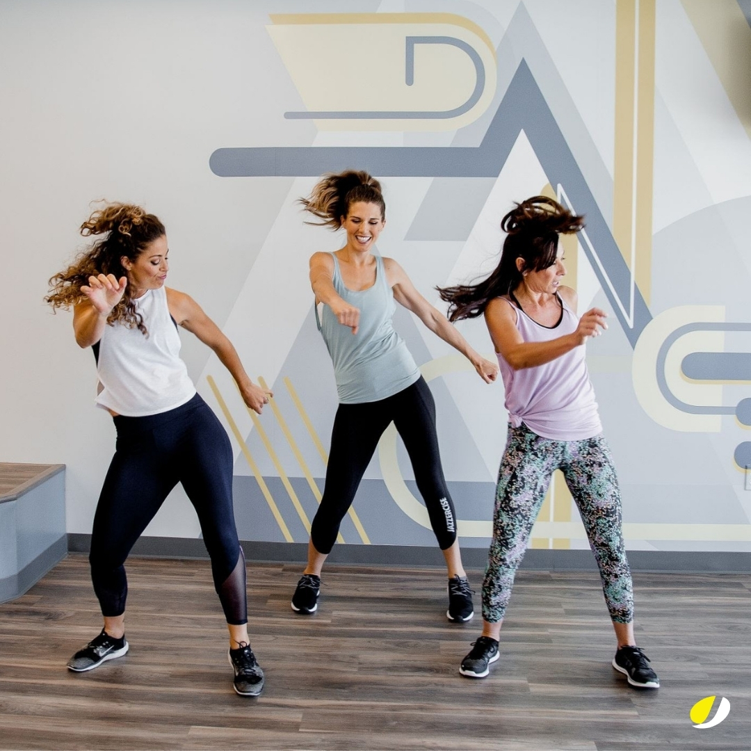 jazzercise's tweet photo. When we say “dance it off” we’re talking about CALORIES. Did you know that on average, you can burn more than 600 calories per class?! 💦 #JazzerciseNation https://t.co/RS1Ec3dW8e