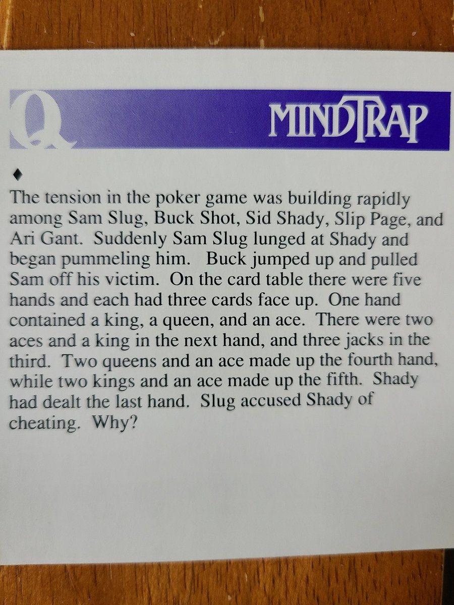 Gonecountry1970's tweet image. Sorry I'm late with posting yesterday's answer! Here is today's #mindtrap for you to try! #riddle #brainteaser