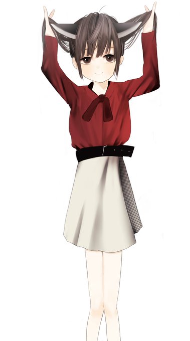 きりたんに服書く練習を手伝って貰った 