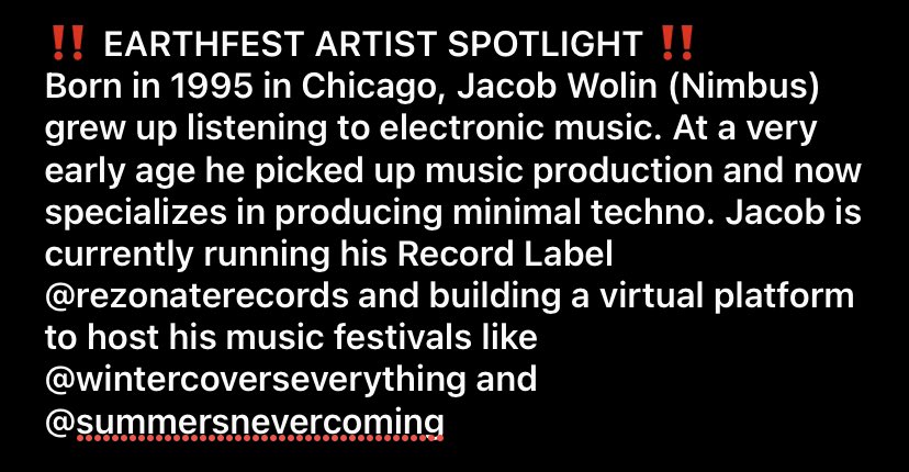 Earth Fest tweet media