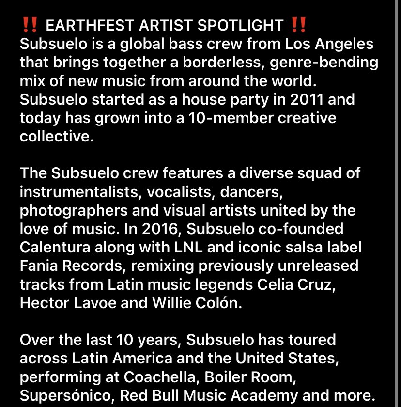 Earth Fest tweet media