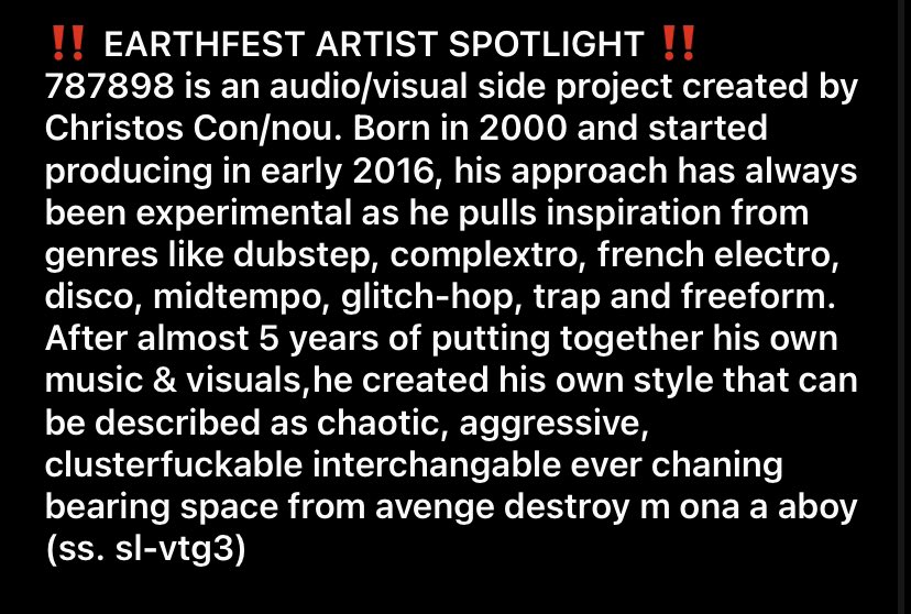 Earth Fest tweet media