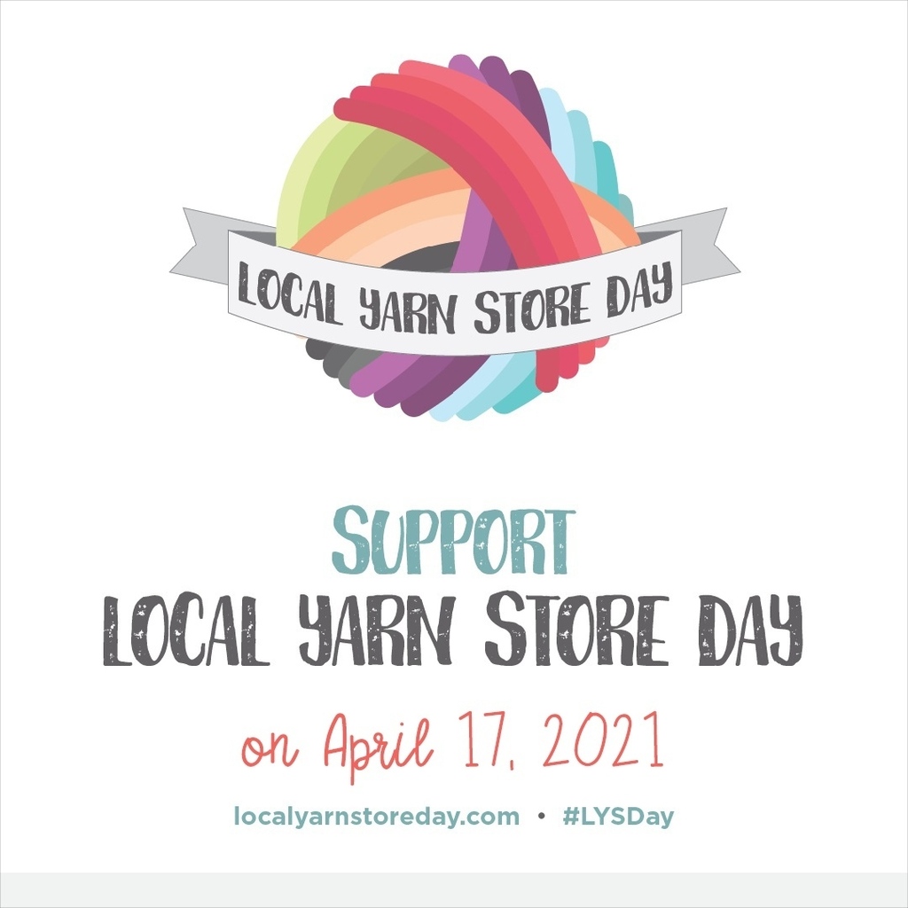 Happy Local Yarn Store Day! Thank you so much for choosing to support small and local - we couldn't do this without you! To celebrate, all yarn purchases placed today (online or in-store) will receive a complimentary commemorative wooden sweater stitch m… instagr.am/p/CNxawoLHedz/
