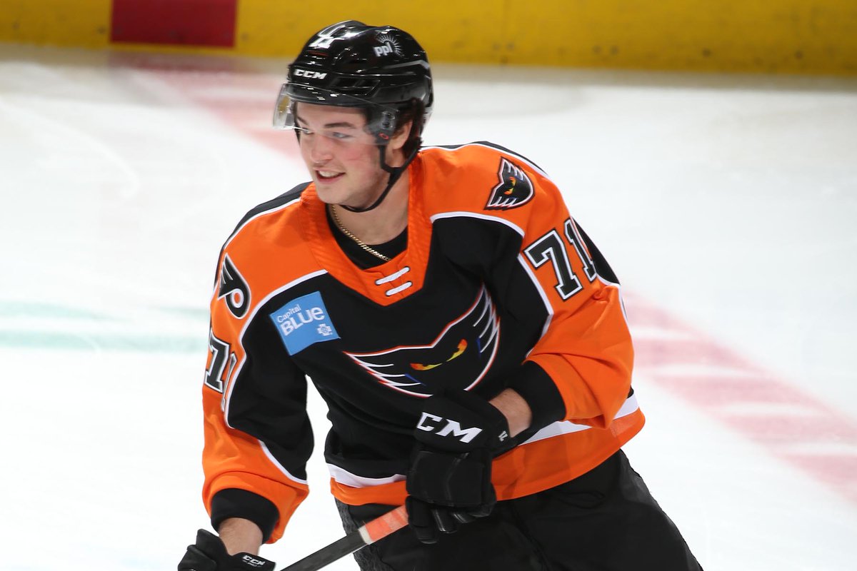 It's been quite a whirlwind the past two months for 19-year-old @LVPhantoms rookie @tfoerster8. 📝 #AHLOTB | theahl.com/foerster-makin…