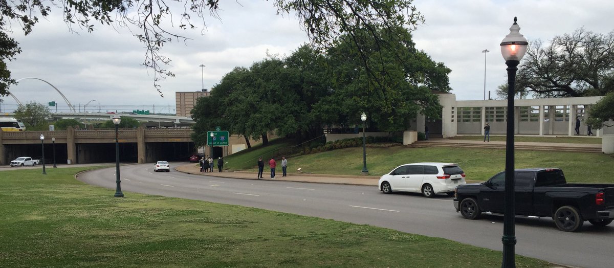 Harms1972's tweet photo. After visiting #DealeyPlaza and riding the #JFK Trolley Tour here in Dallas, I now support the findings and conclusions of the #WarrenCommission https://t.co/XiZcNTT6jp