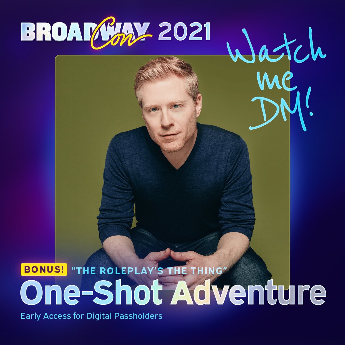 Anthony Rapp SAG-AFTRA National Board Member (@albinokid) on Twitter photo Correction! The adventure I ran is now available to anyone who purchased a <a href="/bwaycon/">BroadwayCon</a> digital pass. Enjoy the hijinks of my 1st time being a DM guiding #BludelBarrio, <a href="/CriticalBard/">CriticalBard</a>, @JoshLamon, <a href="/SurenaXMarie/">Surena Marie</a>, & <a href="/andymientus/">Kyle</a> through <a href="/barilleon/">Leon Barillaro</a>’s brilliant 1-shot! #DnD #BroadwayCon Correction! The adventure I ran is now available to anyone who purchased a <a href="/bwaycon/">BroadwayCon</a> digital pass. Enjoy the hijinks of my 1st time being a DM guiding #BludelBarrio, <a href="/CriticalBard/">CriticalBard</a>, @JoshLamon, <a href="/SurenaXMarie/">Surena Marie</a>, & <a href="/andymientus/">Kyle</a> through <a href="/barilleon/">Leon Barillaro</a>’s brilliant 1-shot! #DnD #BroadwayCon
