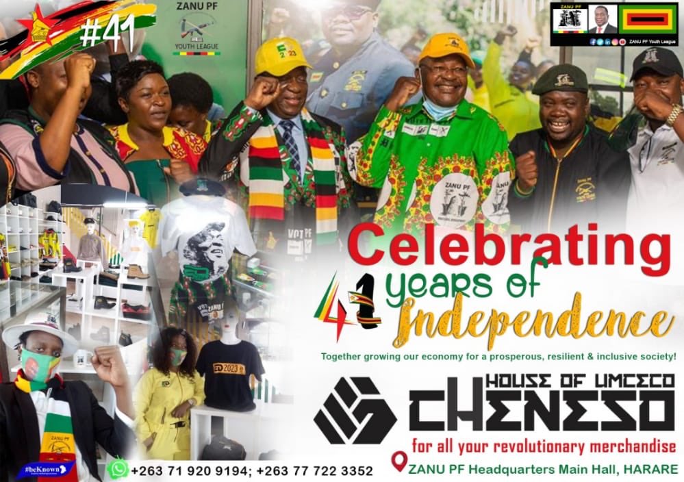 zanupf_patriots's tweet photo. Celebrating 41 Years of Independence!

#trustED
#HouseOfCheneso #Umceco https://t.co/umyuweEUrq