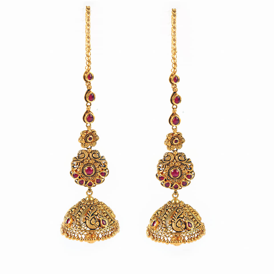 Buy CZ Delicate Pendant set with rose gold plating 68963 | Kanhai Jewels
