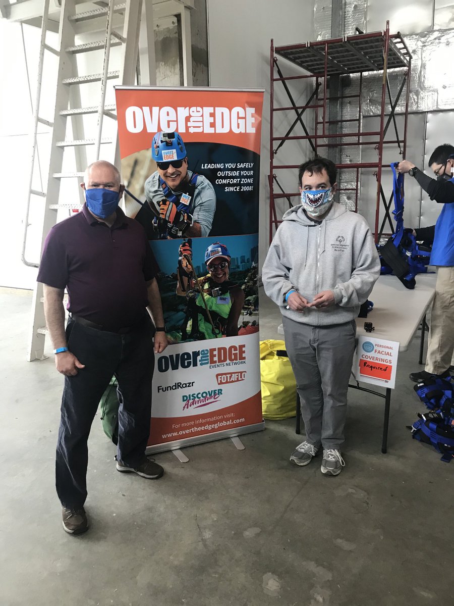 somd_jim's tweet photo. Michael Maryn and @SpOlympicsMD athlete Zak Baker gettin ready to Go
#OVERTHEEDGEMD. Thank, Chevy Chase Land Co. for sponsoring and hosting the event. Building interactive inclusive communities of dignity and respect. https://t.co/0Ek7YA0F2p