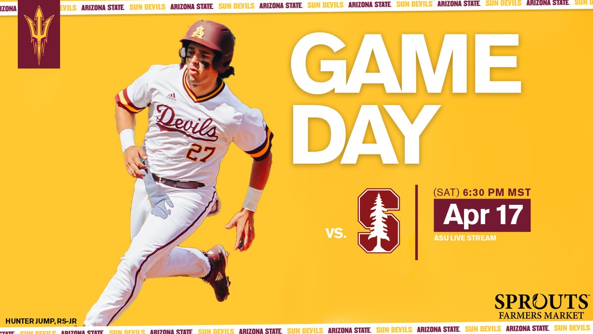 now we go. 

📍Phoenix Municipal Stadium
🆚 <a href="/StanfordBSB/">Stanford Baseball</a>
🕡 6:30 PM MST
📺 bit.ly/2QabdC7
📻 1060 AM KDUS
📊 bit.ly/3rMbKYE
📰 bit.ly/3lam6im
BINGO CARD ➡️ bit.ly/30CQwR0
