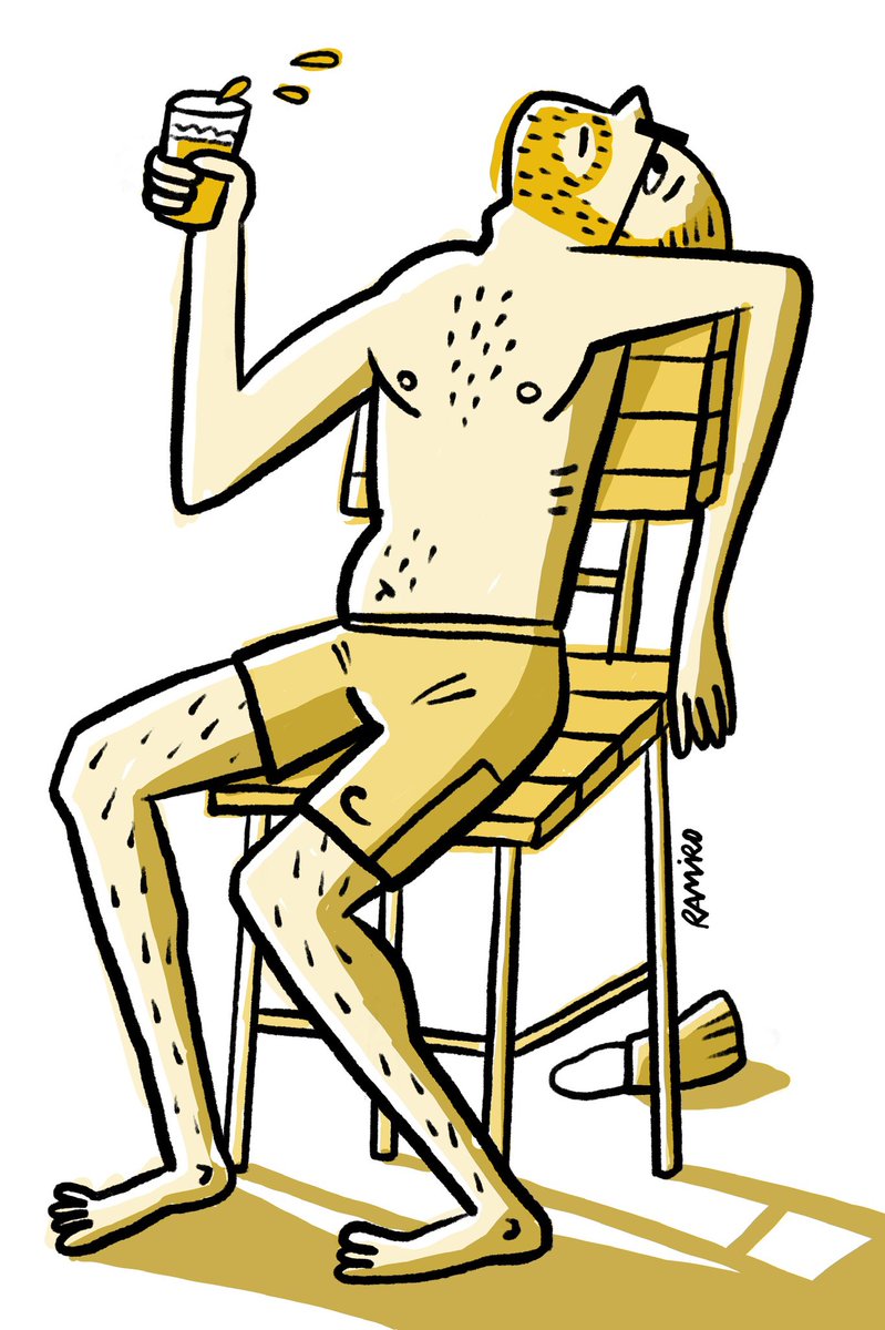 XaviRamiro_Eng's tweet photo. Waiting for the end of the pandemic. #illustration #sketch https://t.co/41EixqLoFj