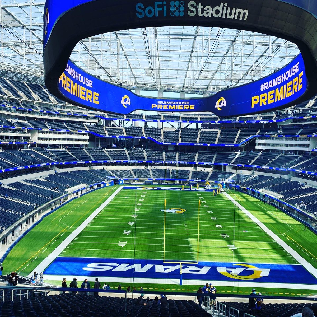 Oh wow! The #ramshouse is the place to be. 🏈