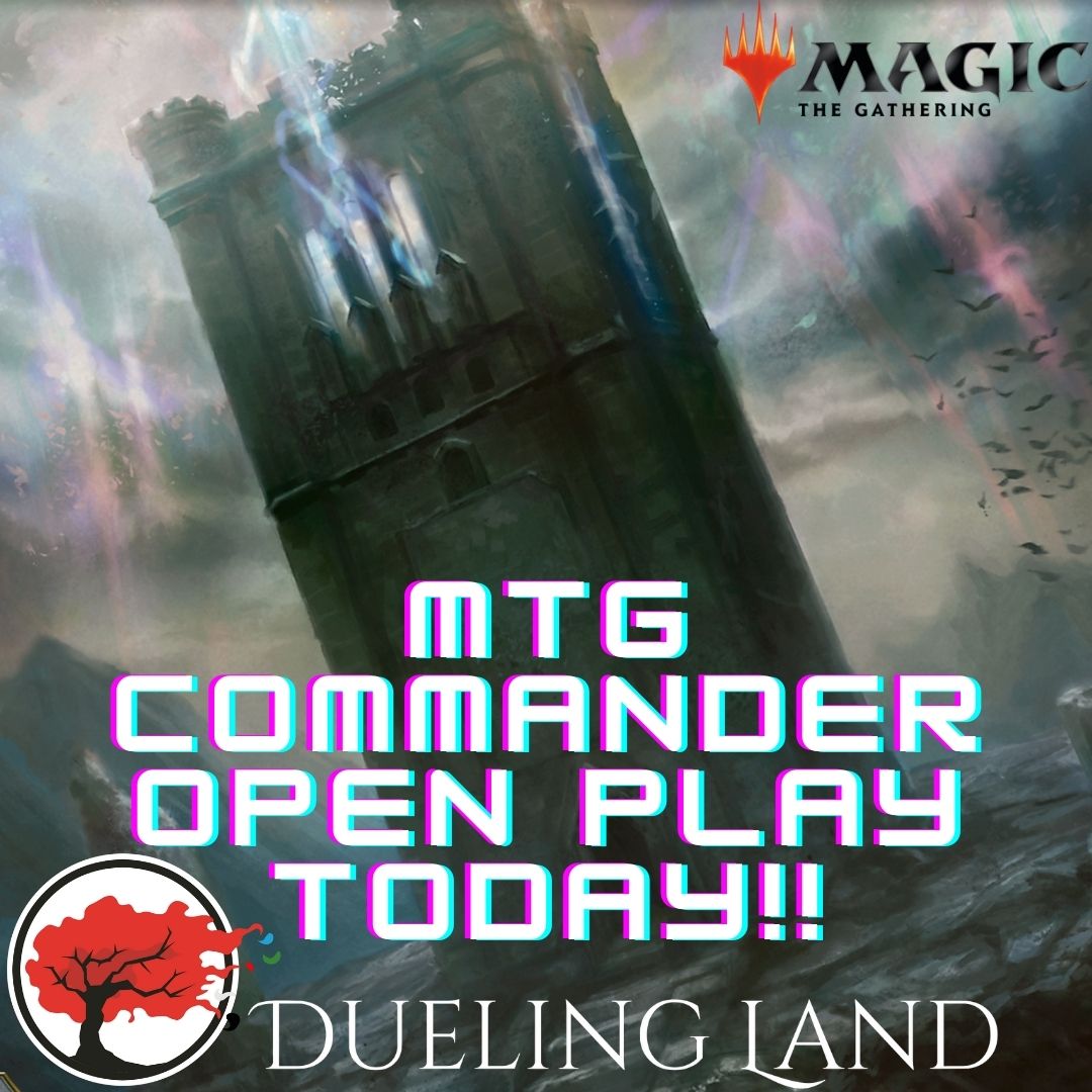 duelingland's tweet photo. 💠 Commander 💠
Looking for a great place to play some casual EDH?  Saturday we'll be open from 12-8pm, come on down and enjoy our space!

#mtglife #mtgdaily #wotc #mtgcommunity #magicthegathering #mtgart #mtgaddict #mtgcard #mtg #mtgcommander #collector #localgamestore #colorado https://t.co/d3c89SWaR4