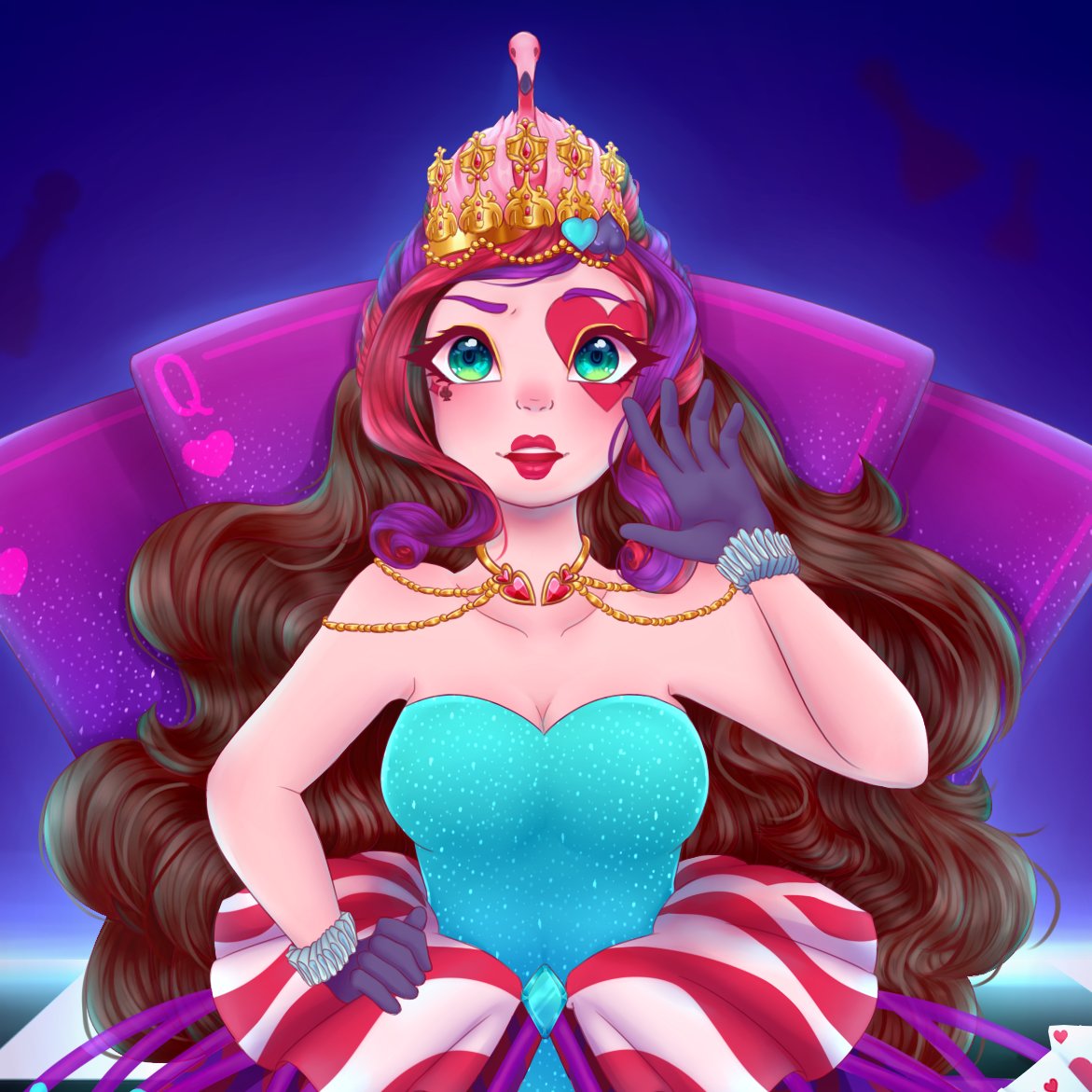 Ever After High Lizzie Hearts Filha Da Rainha De Copas