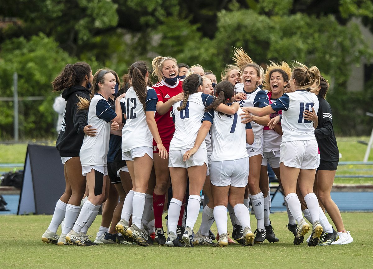 Congratulations to <a href="/RiceSoccer/">Rice Soccer</a>, our 2020 #CUSAWSOC Champions! #GoOwls👐