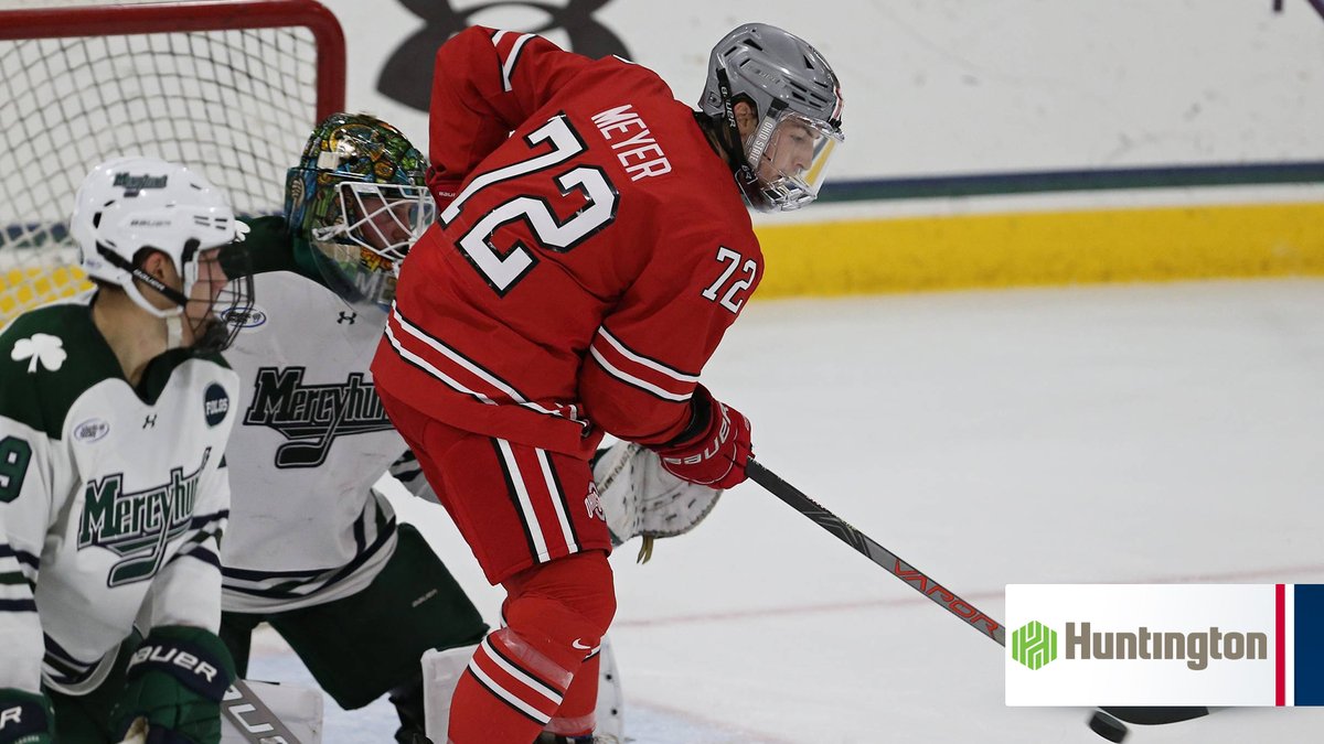 BlueJacketsNHL's tweet photo. We have signed 2017 sixth-round pick Carson Meyer to a one-year entry level contract for the 2021-22 season. 

Details ➡️ https://t.co/p7cxLBxLQx

#CBJ | @Huntington_Bank https://t.co/rMWeqPb6zD