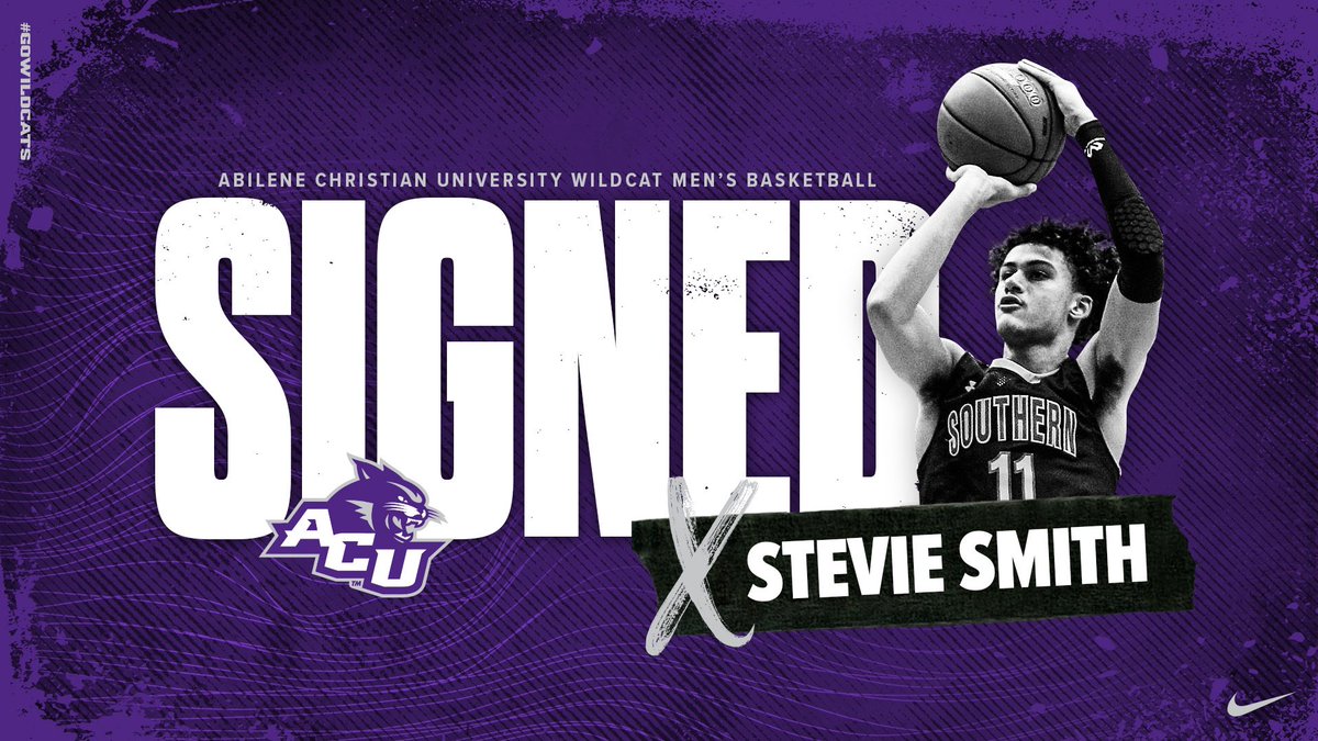 ACU_MBB's tweet photo. Our second signee of the 2021 class is  @lilsmitt11 from the College of Southern Idaho. Welcome to the family Stevie! #GoWildcats https://t.co/xLjoIm01oo