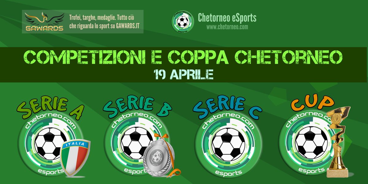 chetorneo's tweet photo. https://t.co/O5N8bi9EFD

Start 19 aprile, in bocca al lupo alle 30 squadre partecipanti

@OffSidePage_
@pctransfermarkt
@RTAllProClub
@ILOVEPROCLUB1
@ProClubRTutto https://t.co/JoZeOXhnXK