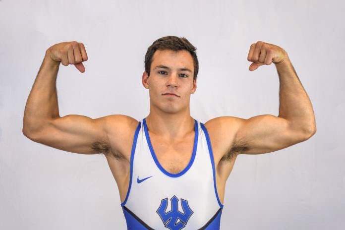 CFB247's tweet photo. Nick “Downwind Sender” Konovalchik
Washington &amp; Lee, Wrestling 2018-2021 https://t.co/CoYjsubi4J