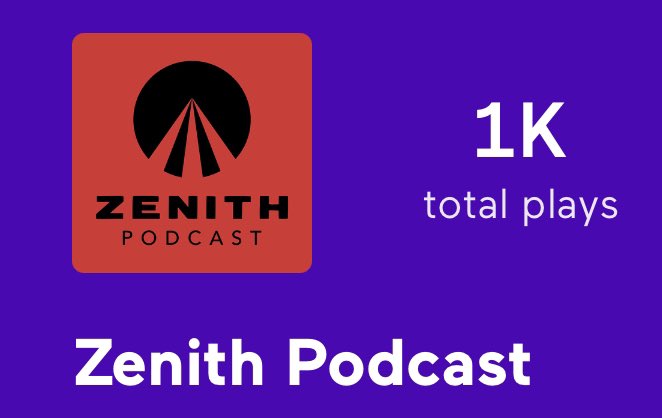 zenith_podcast's tweet photo. First of many milestones!! Thank you to everyone who helped reach this. Zenith has reached 15 countries so far, and will only continue to grow⚡️ https://t.co/4f5Sxf9Gw6