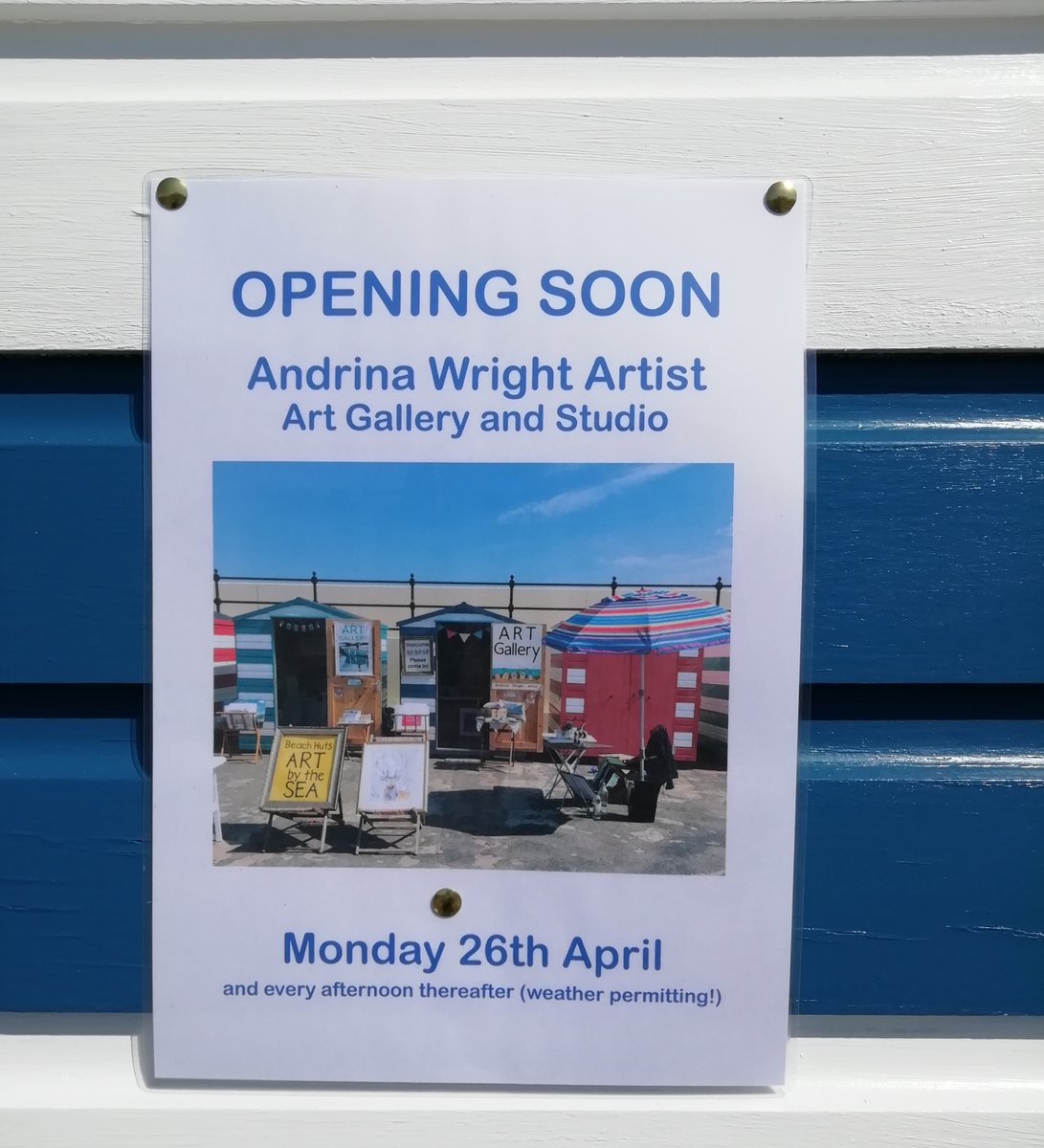 Things are on their way to getting back to normal. Looking forward to opening the beach hut studios 26th April at #NorthBerwick Harbour for all your art and lobster merchandise needs. #beachhuts #artbythesea #lobsters