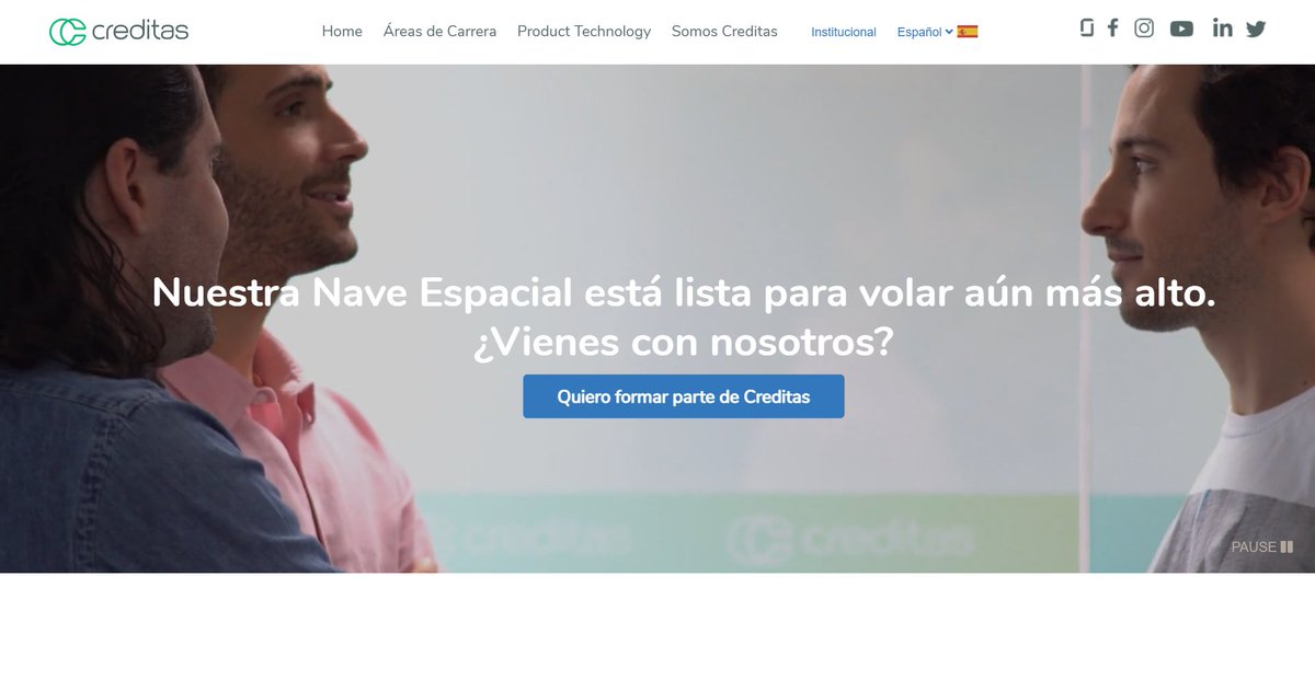 WTM Spain (@wtmspain) on Twitter photo PATROCINADORES #IWD21Spain. ¡Gracias a
<a href="/CreditasTech/">Creditas Tech (de 🏠)</a> por apoyar nuestra iniciativa! Este evento es gracias a empresas como la vuestra 👏
careers.creditas.com/es
#CourageToCreate PATROCINADORES #IWD21Spain. ¡Gracias a
<a href="/CreditasTech/">Creditas Tech (de 🏠)</a> por apoyar nuestra iniciativa! Este evento es gracias a empresas como la vuestra 👏
careers.creditas.com/es
#CourageToCreate
