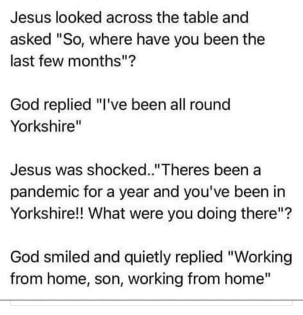 Ha, courtesy of my Irish mother in law! #Yorkshire